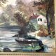 Diptyque oils on canvas signed Rialet