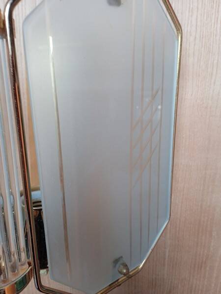 vintage Hollywood regency wall lamp ep 1980