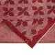 Handmade carved anatolian 1980s 180 cm x 280 cm red rug