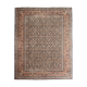 Large Vintage Indian Kashmiri Carpet Blue Wool Living Room Rug- 280x385cm