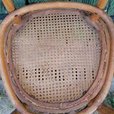 Fischel bistro chair, Austrian design 1900 curved wood and canning
