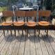 American bistro chairs 1940