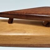Kayak scale model violet wood
