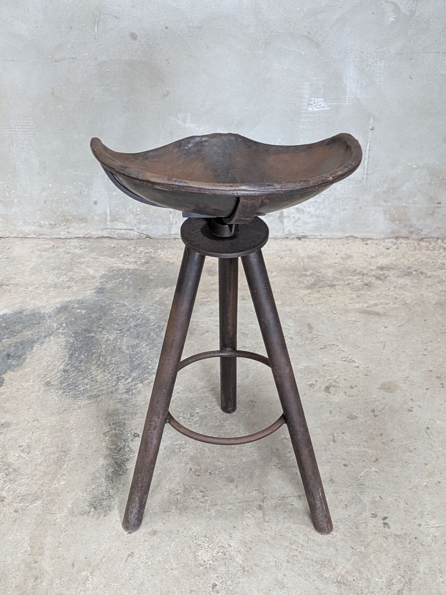 Industrial swivel stool