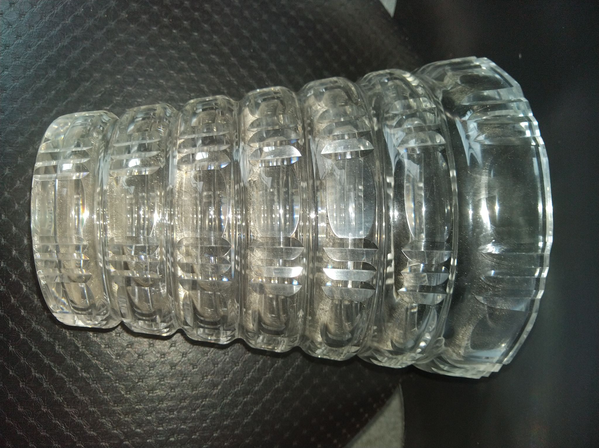 Vase cristal Daum Nancy France vers 1950