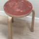 Alvar Aalto Artek Stool 60 Finland 1950s Vintage Birch Original Patina
