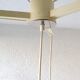 opaline and chrome metal chandelier 70