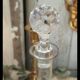 Lot de deux carafes vintage en cristal