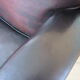 Fauteuil dandy ancien en cuir