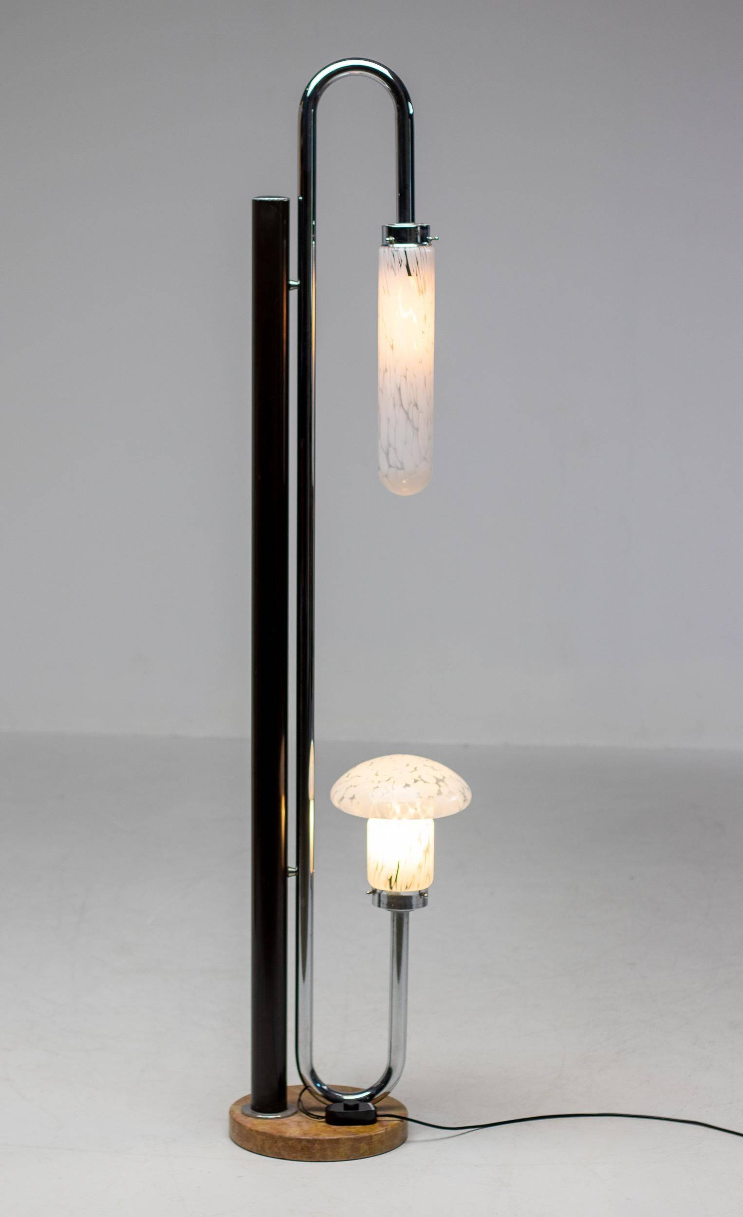 Lampadaire en verre de Murano moderne du milieu du siècle dernier par Carlo Nason pour Mazzega