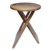 Tabouret "suzy" par adrian reed hêtre massif années 90