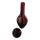 Lot de 2 vases contemporains couleur brique