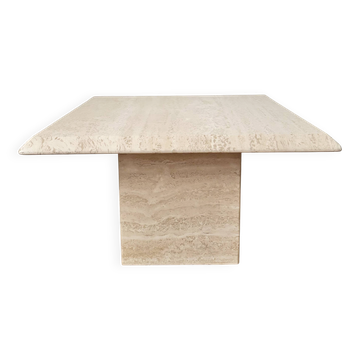 Table basse en travertin mid-century