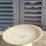 Vintage cut in white alabaster