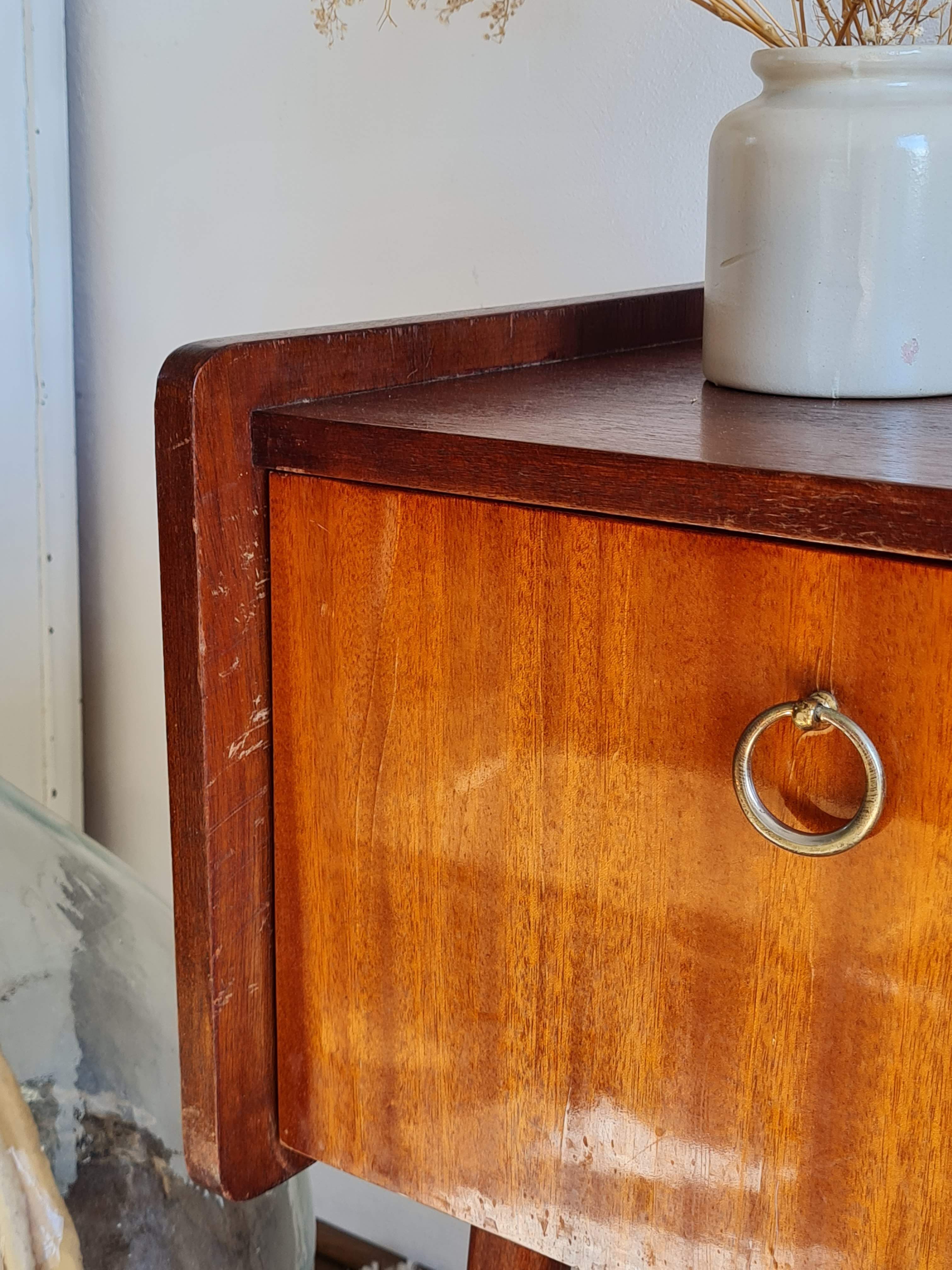 Pair of vintage bedside tables