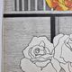 Original lithograph signed after Henri Cueco, "l'usinage des roses", 1969, 64 x 51 cm