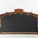 Large hand carved Art Nouveau chimney mirror, France ca. 1910