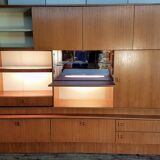 Bibliothèque bar scandinave années 70