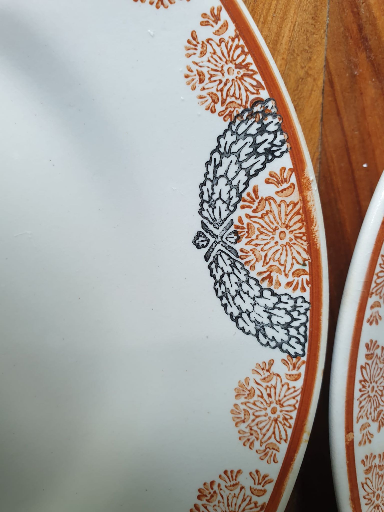 Antique dessert plates