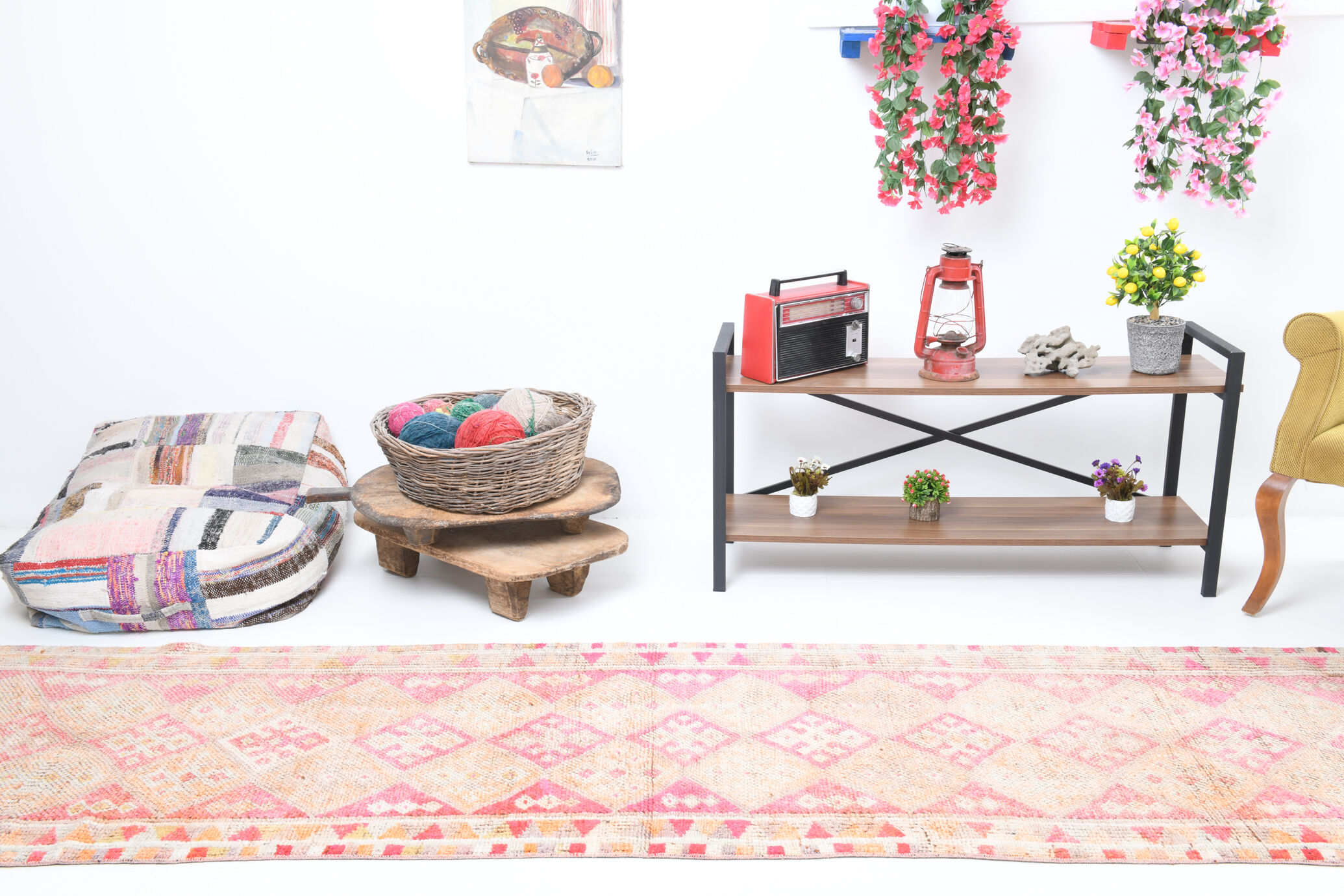 3x12 Striped Design Carpet,373x79Cm