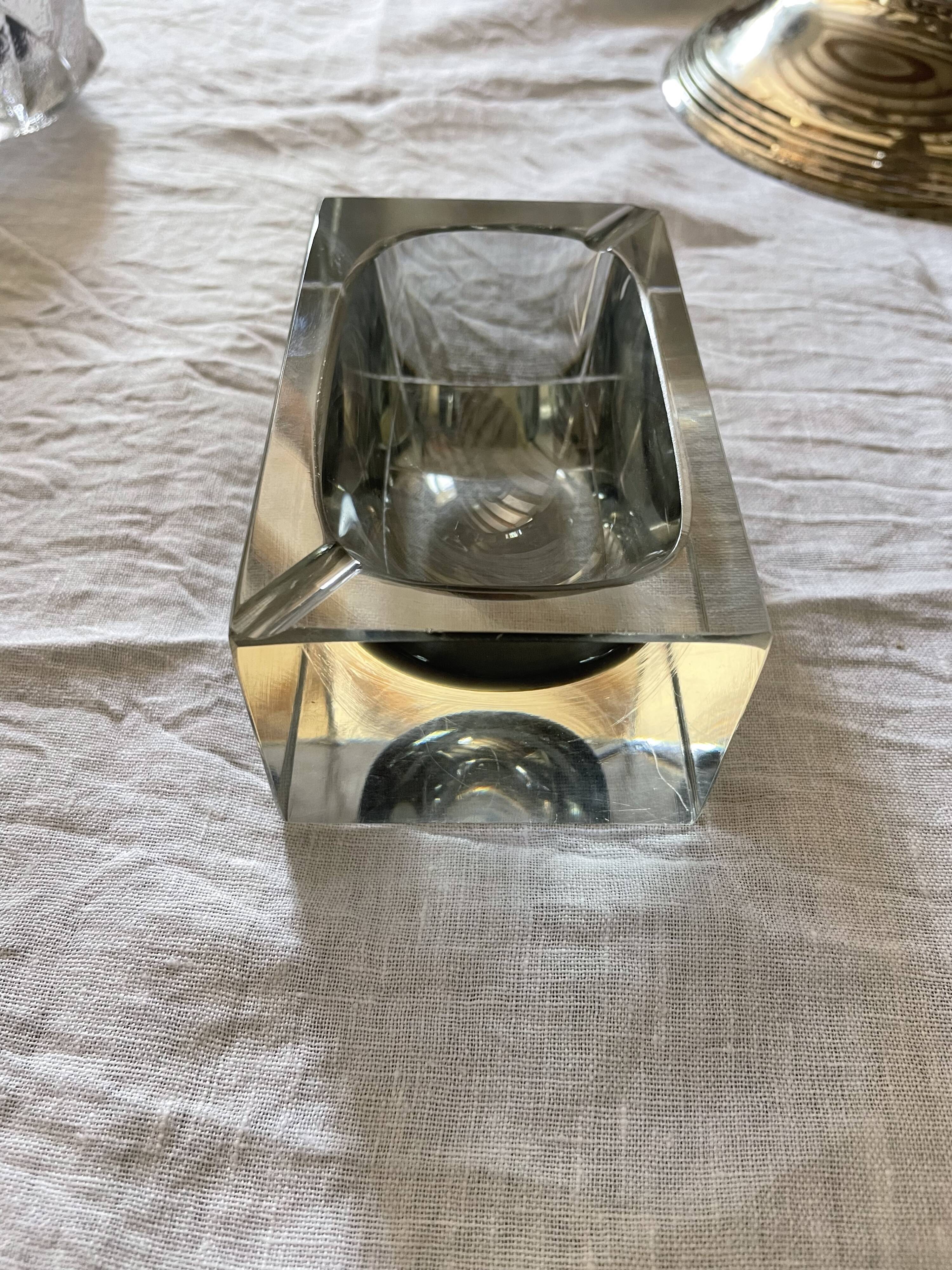 Old ashtray vintage murano glass