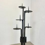 Large brutalist bronze candleholder by Manfred Bergmeister, Germany, 1970s