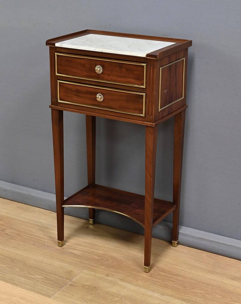 Small Mahogany Coffee Table, Louis XVI Style – Mid-20th Century