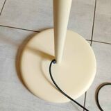 Reading floor lamp Italy 70s cream color.