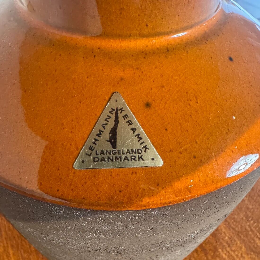 Lehmann Keramik ceramic table lamp, 1970s