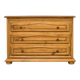 Grande commode en chêne massif des années 1970