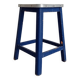 Tabouret vintage assise cerclée années 60/70