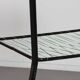 Vintage metal and wood table from the 1960s