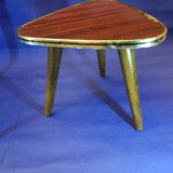 2 vintage 1970s tripod tables