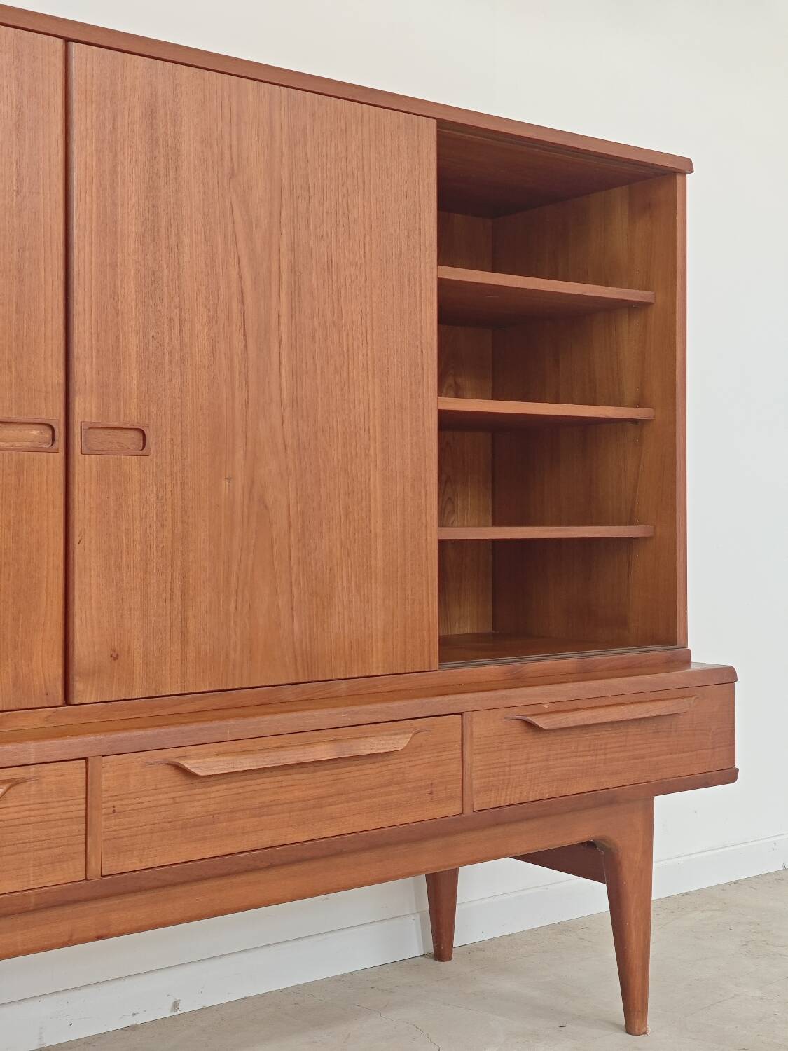 High enfilade by Johannes Andersen by Bordum & Nielsen, Samcom teak