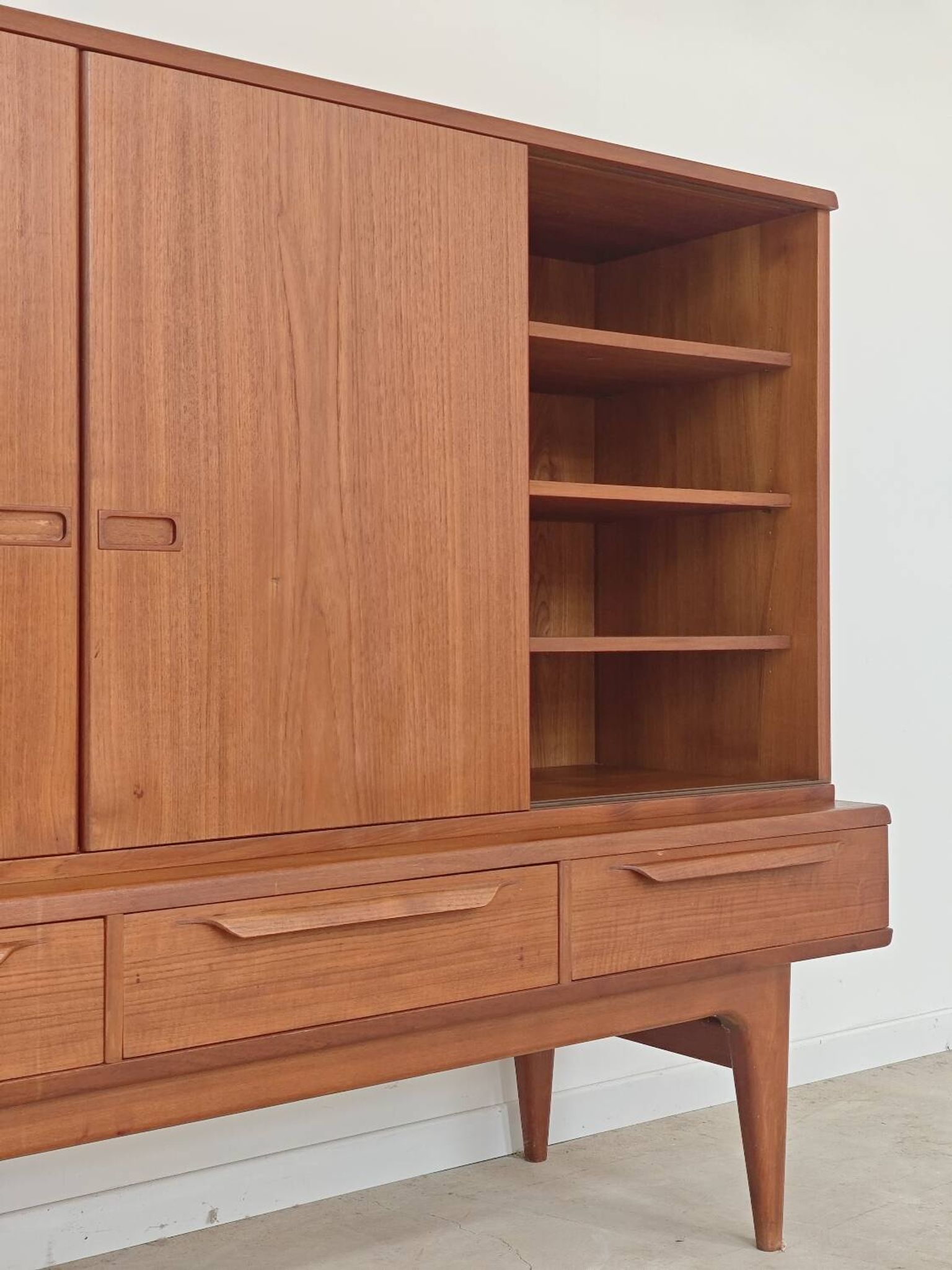 High enfilade by Johannes Andersen by Bordum & Nielsen, Samcom teak