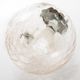 Vintage ceiling lamp in chrome metal and glass. France 1960
