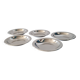 Set of 5 small stainless steel 18/10 bowls by Jean Couzon Silversmith - vintage