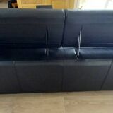 3-seater leather sofa Roche Bobois