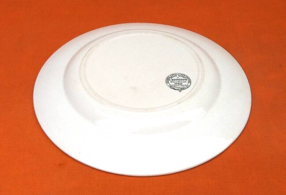 Plat de service Faïences Porcelaines Cristaux  Grand Dépôt Emile Bourgeois