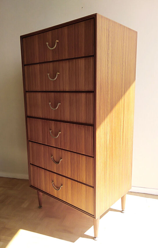 Commodity rag with 6 drawers - Meredew - teak - 1960