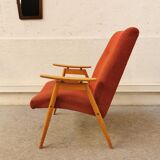 Vintage red armchair