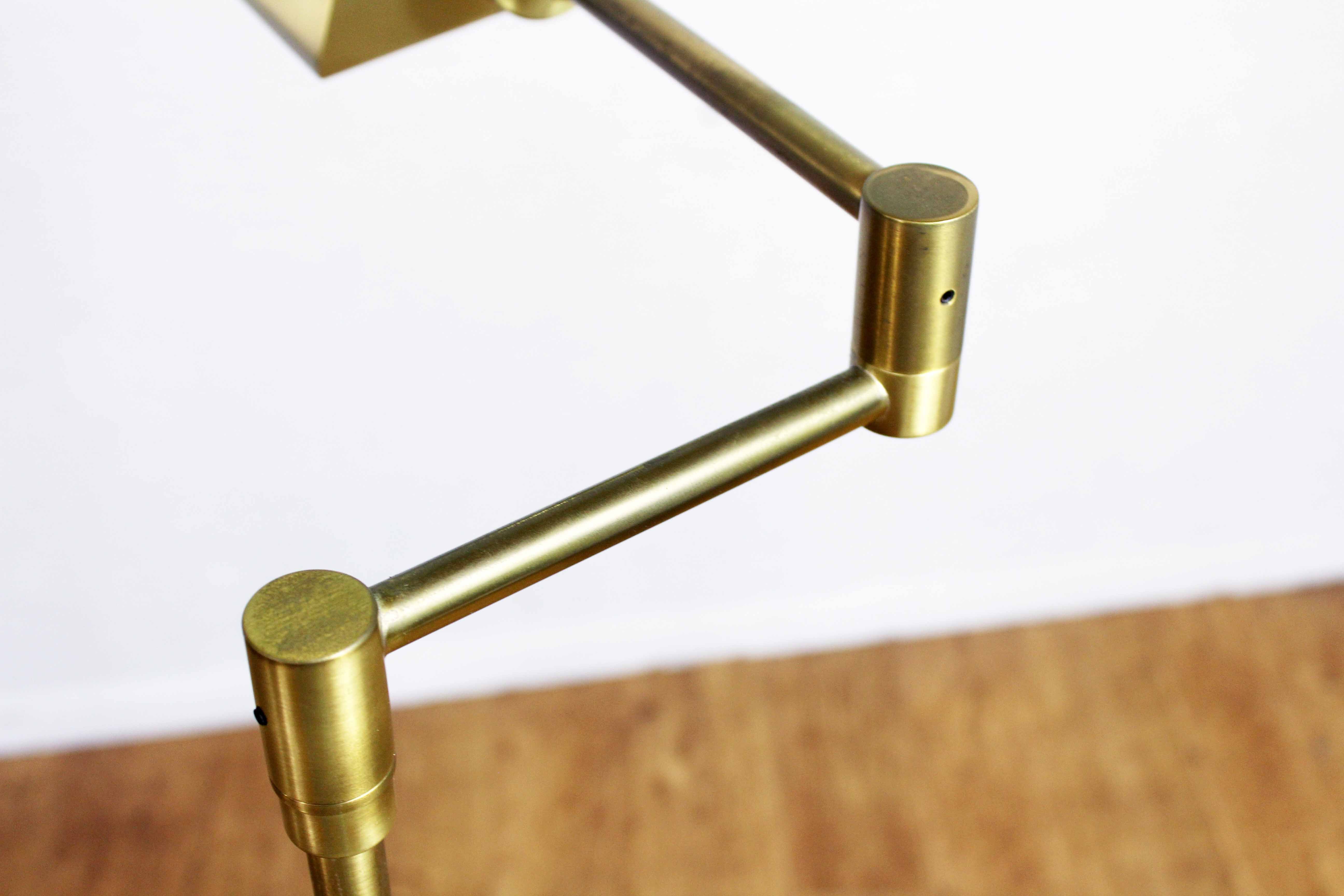 LEMAG brass e-reader floor lamp