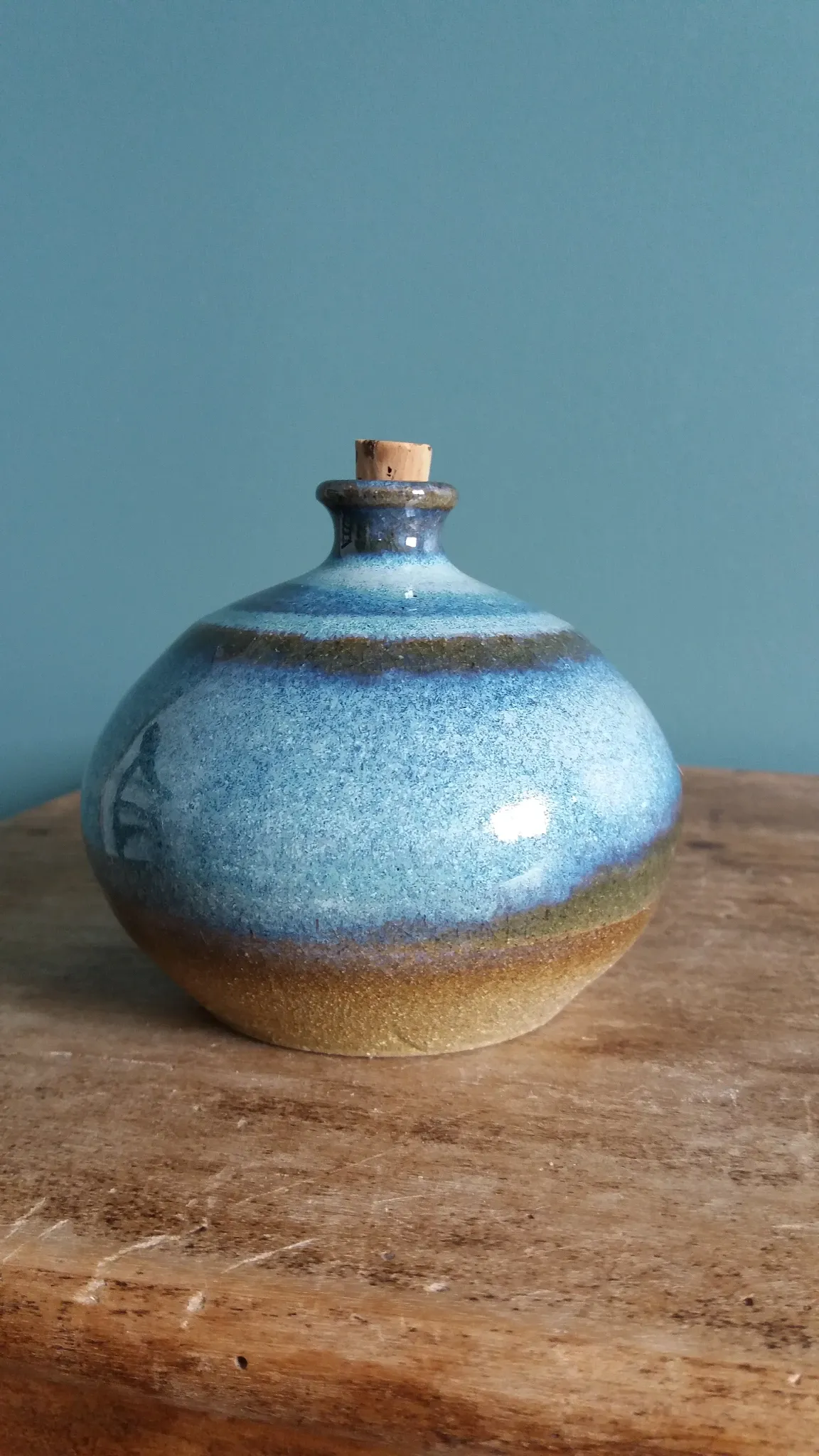 Vase soliflore en céramique de style scandinave