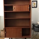 Armoire / bibliothèque placage teck
