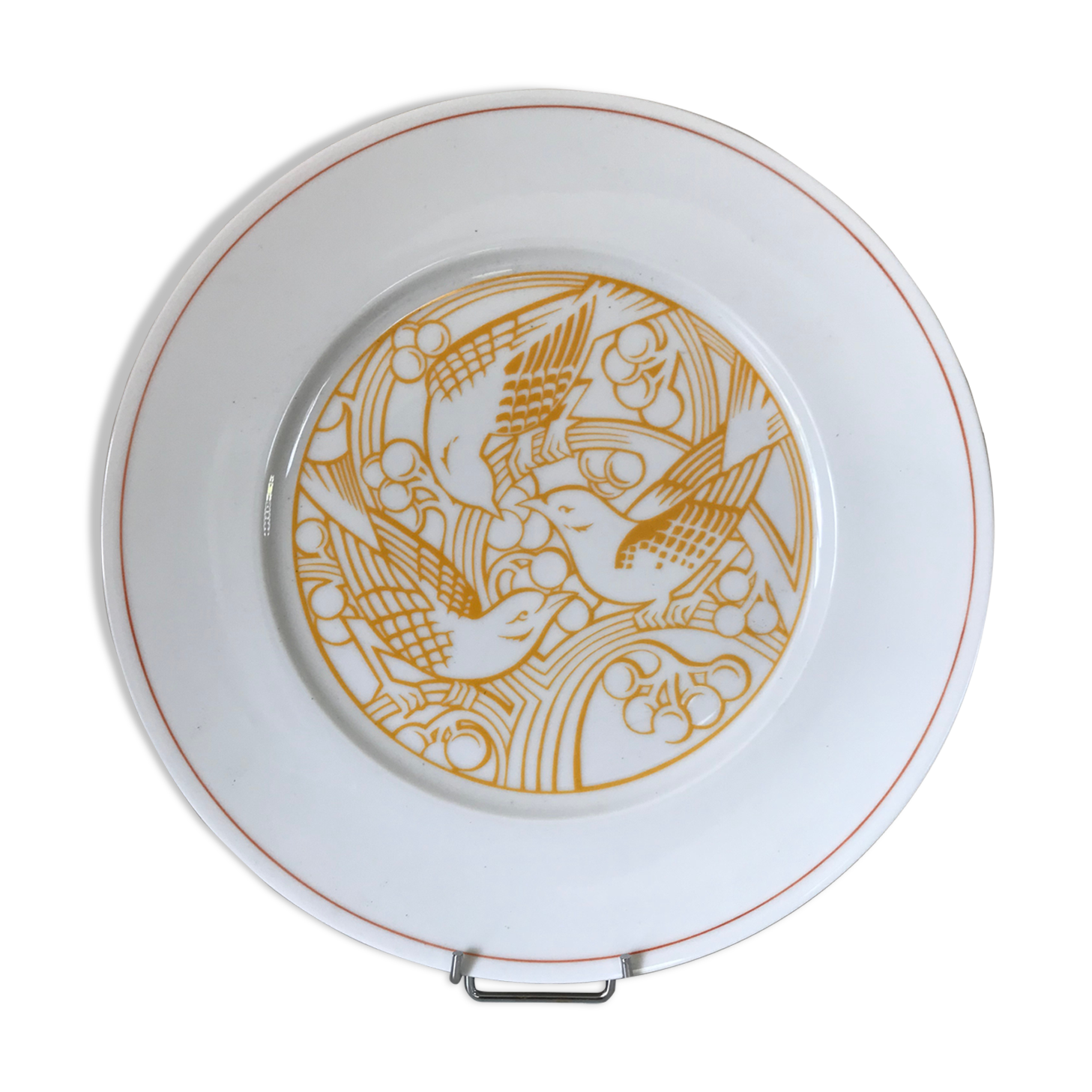 Plate limoge decoration lalique