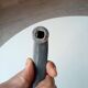 Art Deco door handle lever in solid aluminium