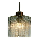 Doria mid century pendant light chandelier with 16 glass tubes 1960s