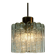Doria mid century pendant light chandelier with 16 glass tubes 1960s