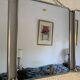 Vintage mirror 1960 triptych barber Arpin hairdresser - 34 x 88 cm