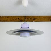 Scandinavian suspension lamp Horn 755 from the 1960s space age in mauve.